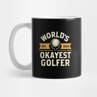 Worlds Okayest Golfer Mug